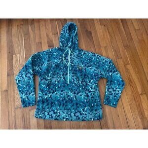 L. L. Bean Youth Fleece 1/2 Zip Pullover Hooded Size L